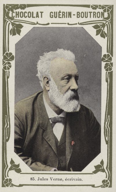Jules Verne, ecrivain (kolorowe zdjęcie) autorstwa French School