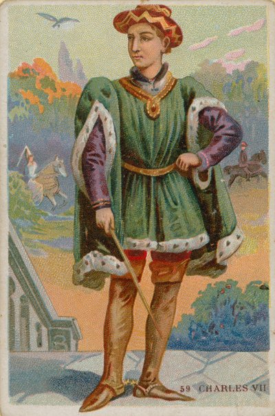 Król Karol VII autorstwa French School
