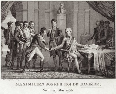 Król Maksymilian I Bawarski autorstwa French School