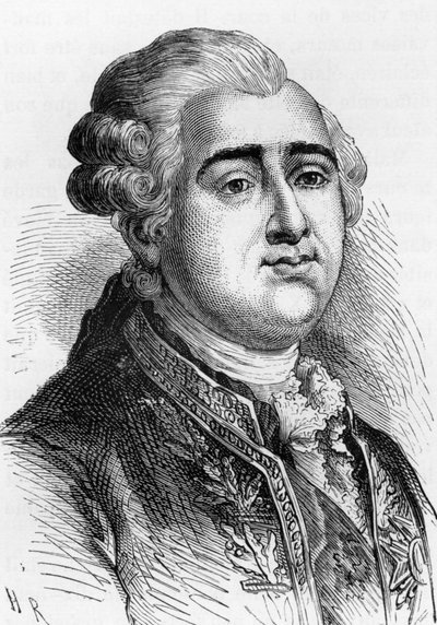 Król Francji Ludwik XVI (1754-1793) autorstwa French School
