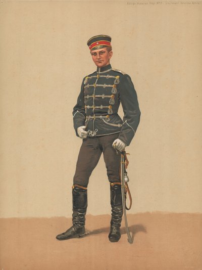 Konigs Hussars Regt nr 7, porucznik tymczasowy Attila autorstwa French School