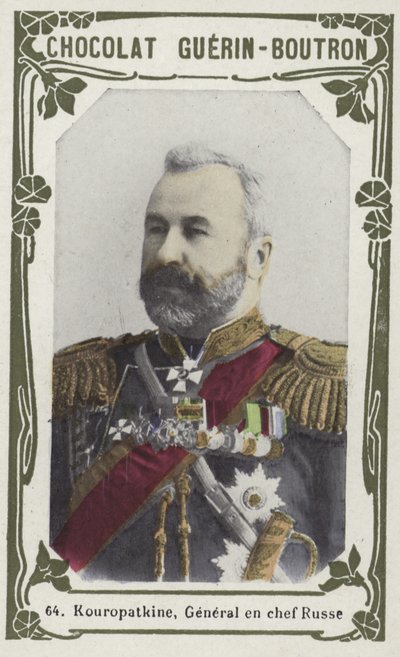 Kuropatkin, główny generał Rosji (kolorowe zdjęcie) autorstwa French School