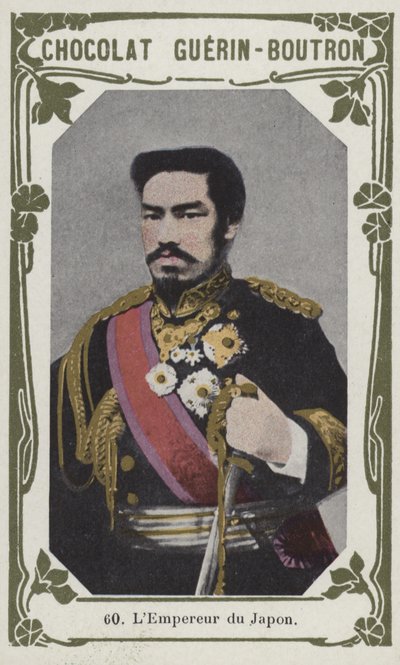 Cesarz Japonii (kolorowe zdjęcie) autorstwa French School