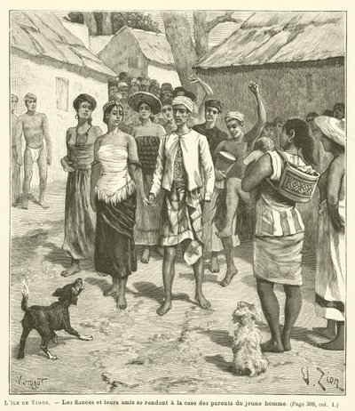 Wyspa Timoru (rycina) autorstwa French School
