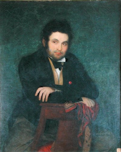 LJ Begin (1793-1859) (olej na płótnie) autorstwa French School