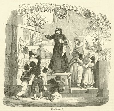 La Befana (grawerowanie) autorstwa French School