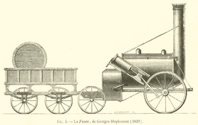 La Fusee, de Georges Stephenson autorstwa French School