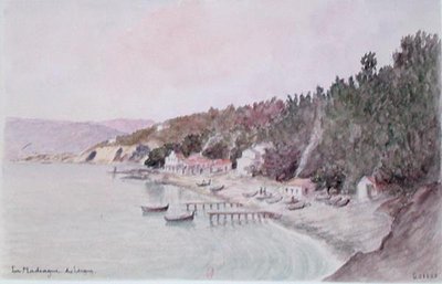 La Madrague des Lecques (akwarela na papierze) autorstwa French School