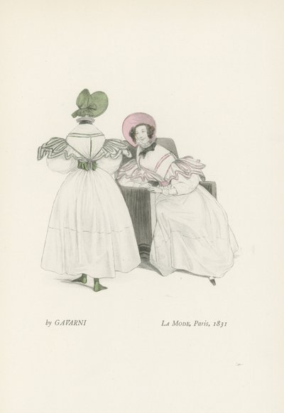 Moda, Paryż, 1831 autorstwa French School