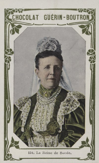 La Reine de Suede (kolorowe zdjęcie) autorstwa French School