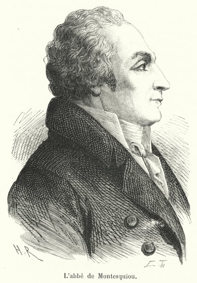 Abbe de Montesquiou (rycina) autorstwa French School