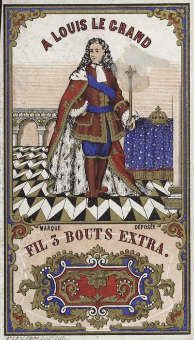 Etykieta dla Louisa le Grand autorstwa French School