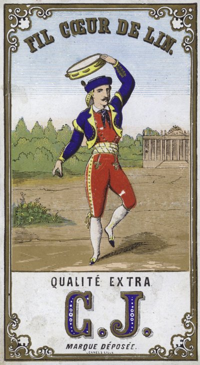 Etykieta dla Fil Coeur de Lin autorstwa French School