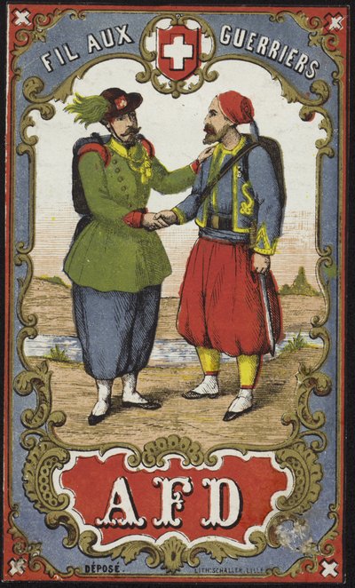 Etykieta dla wątku wojowników autorstwa French School