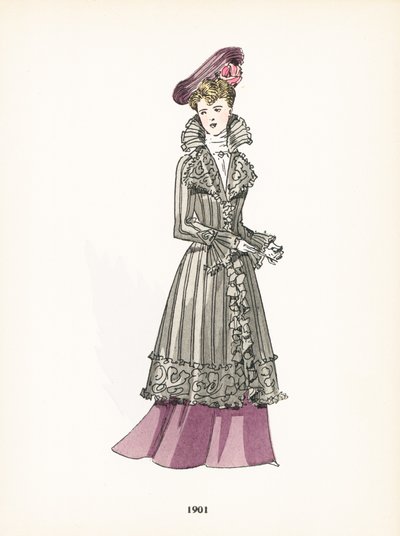 Moda damska, 1901 autorstwa French School