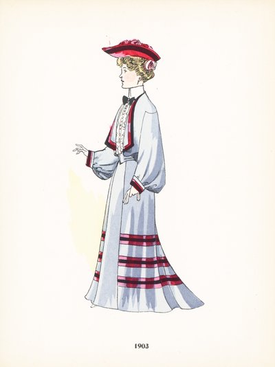Moda damska, 1903 autorstwa French School