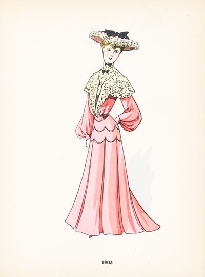 Moda damska, 1903 autorstwa French School