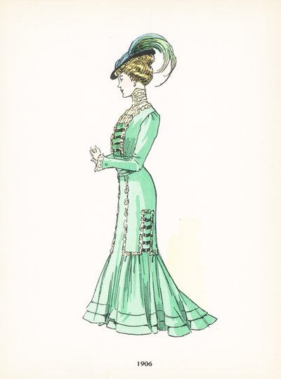 Moda damska, 1906 autorstwa French School