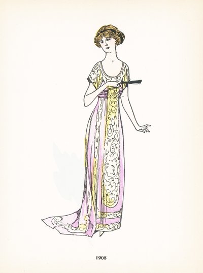 Moda damska, 1908 autorstwa French School