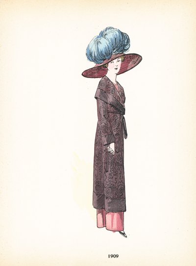 Moda damska, 1909 autorstwa French School