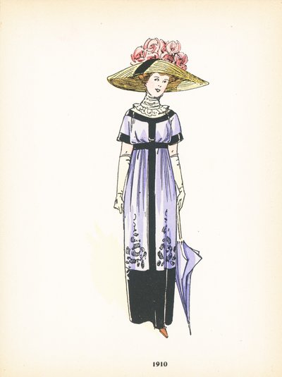 Moda damska, 1910 autorstwa French School