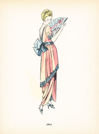 Moda damska, 1914 autorstwa French School