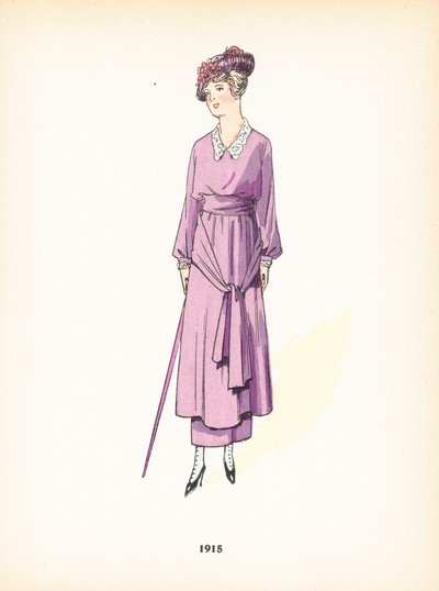 Moda damska, 1915 autorstwa French School