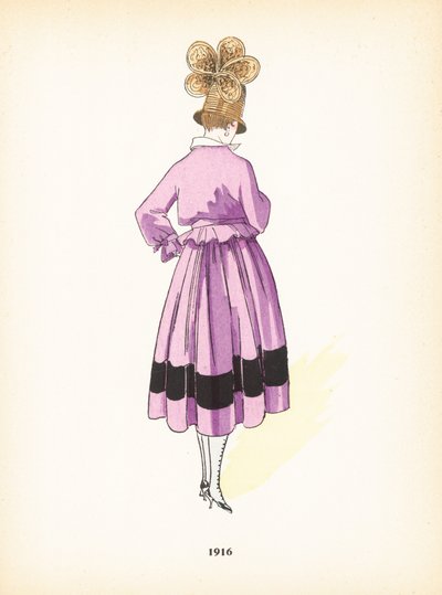 Moda damska, 1916 autorstwa French School
