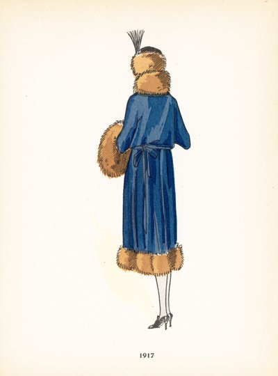 Moda damska, 1917 autorstwa French School