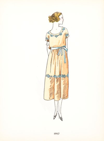 Moda damska, 1917 autorstwa French School