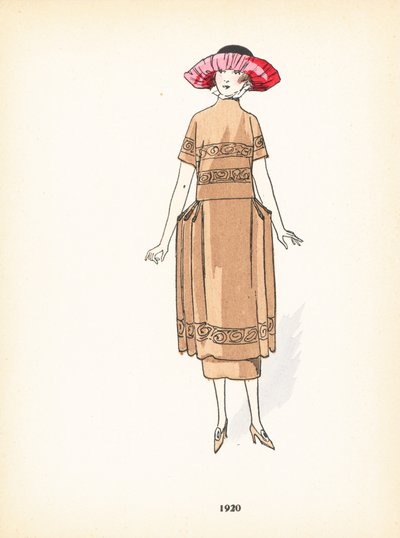 Moda damska, 1920 autorstwa French School
