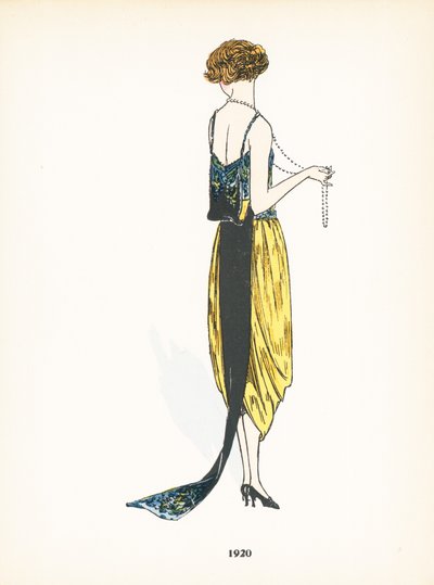 Moda damska, 1920 autorstwa French School