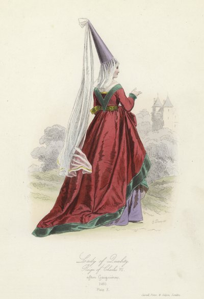 Dama jakości, panowanie Karola VII we Francji autorstwa French School
