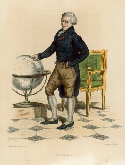 Laplace (kolorowy grawer) autorstwa French School