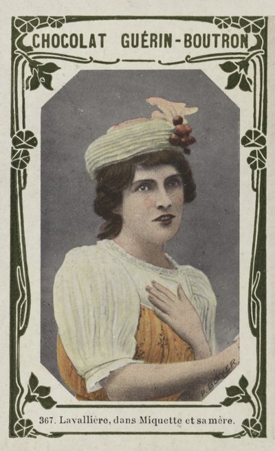 Lavalliere, w Miquette i jej mamie (kolorowe zdjęcie) autorstwa French School