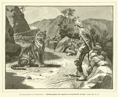 Le Bagh Rajah Du Bogelcund (grafika) autorstwa French School