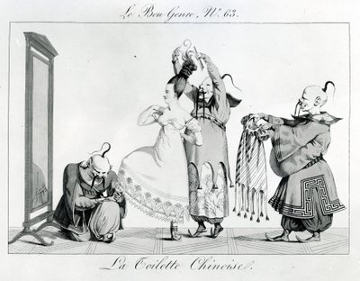 Le Bon Gatunek - Chińska toaleta, 1813 autorstwa French School