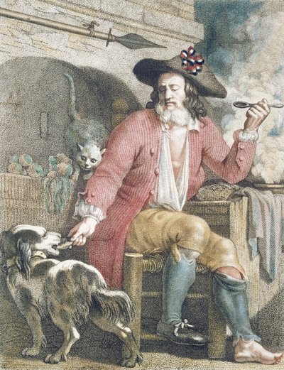 The Good Sans-Culotte, ok. 1789 (patrz 161092 dla bw) autorstwa French School