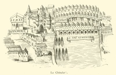 Le Chatelet (grawerowanie) autorstwa French School
