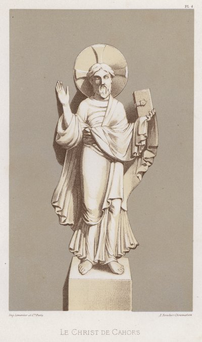 Chrystus z Cahors (kolor lito) autorstwa French School