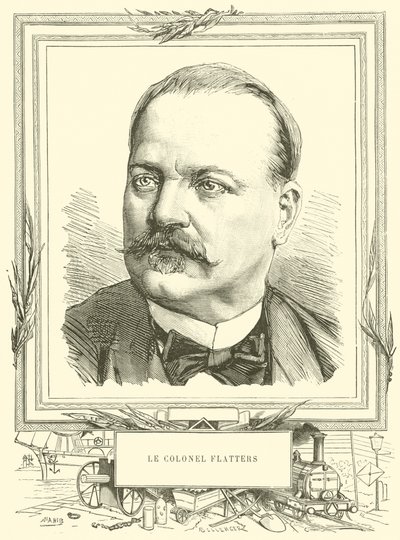 Le Colonel Flatters (grawerowanie) autorstwa French School