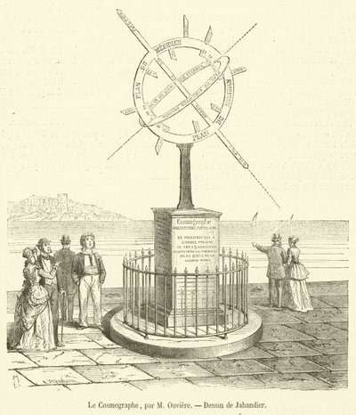 Le Cosmographe (grafika) autorstwa French School