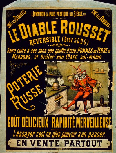 Plakat Diabelskiego Rousseta autorstwa French School