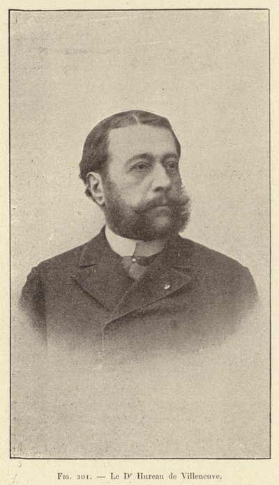 Dr Hureau de Villeneuve (grafika) autorstwa French School