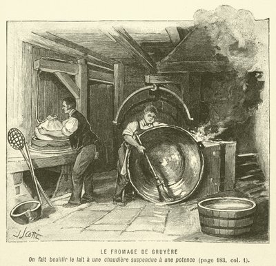 Ser Gruyere (grawerowany) autorstwa French School