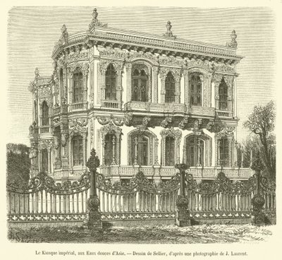 Imperial Kiosk, w słodkich wodach Azji (grawerowanie) autorstwa French School