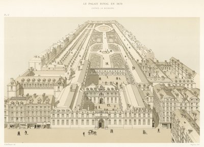 Pałac Królewski w 1679 r., według La Boissiere autorstwa French School