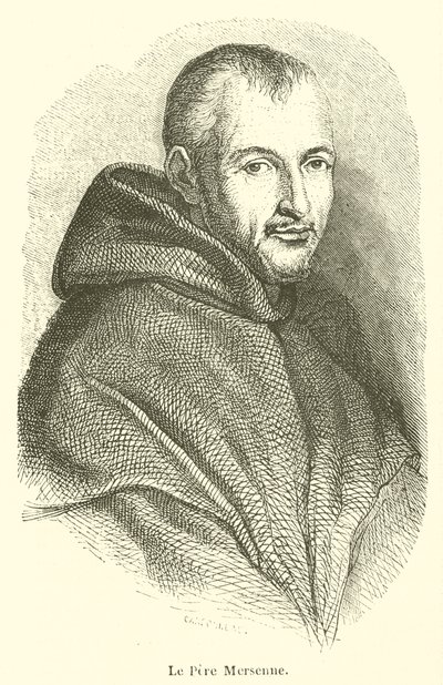 Le Pere Mersenne (rycina) autorstwa French School