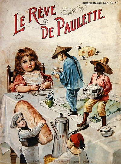 „Le Reve de Paulette”, c.1900 (kolor lito) autorstwa French School