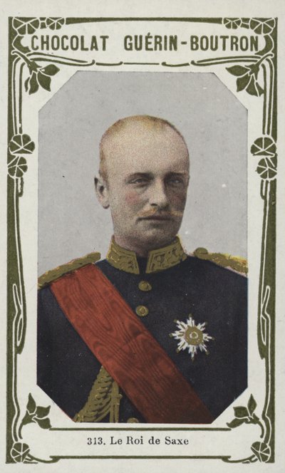 Król Saksonii (kolorowe zdjęcie) autorstwa French School